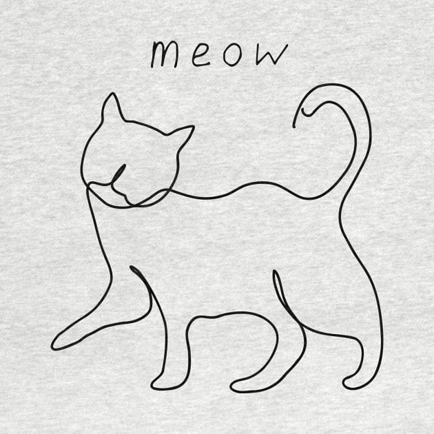 minimalistic the cat's meow by JapKo